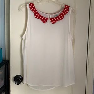 Minnie Mouse Tank Top Blouse